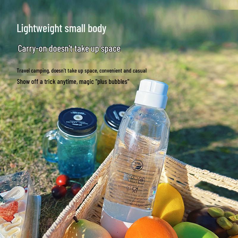 Portable Mini Carbonated Beverage Maker for Home & Travel