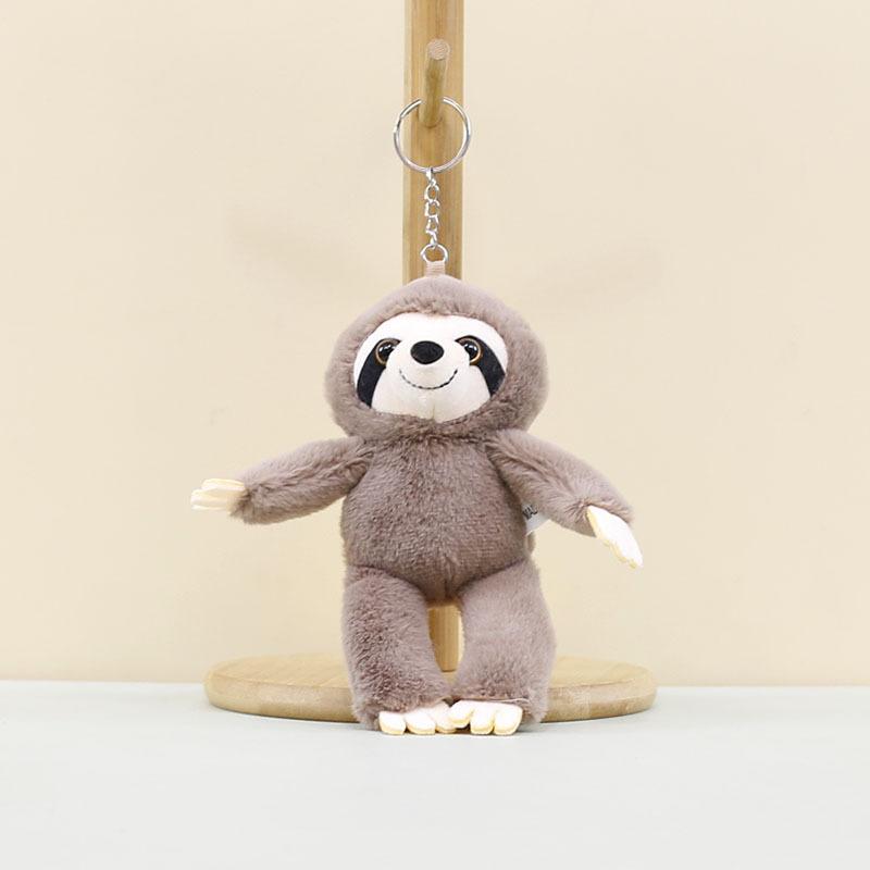 

Charming Plush Monkey Keychain Cute Long Arm Soft Toy Hanging Decoration Kids For светло-коричневого