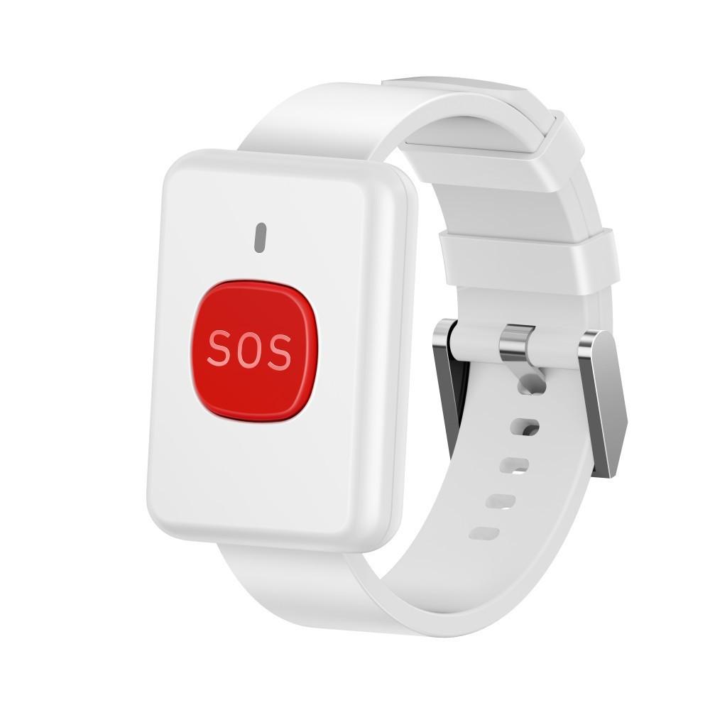 Wasserdarer kabelloser Notfallalarm für ältere Menschen & Schwangere - Langreichweiten-Sicherheits-Pager mit einer Taste