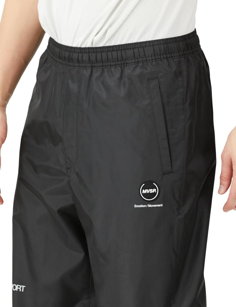 Long Pants Descente Lined Mesh Windbreaker Jogger Pants Windproof Water Repellent Training Running BK L [Move Sports] (DMMXJG11)