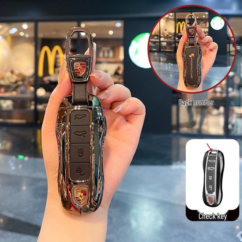 Vlastní kryt klíče pro dálkové ovladače Porsche Panamera, Macan, Cayenne, Taycan a 718