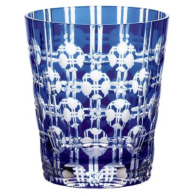 NARUMI Glass Works Eternity Rock Glass Blue 250cc GW6057-227BL