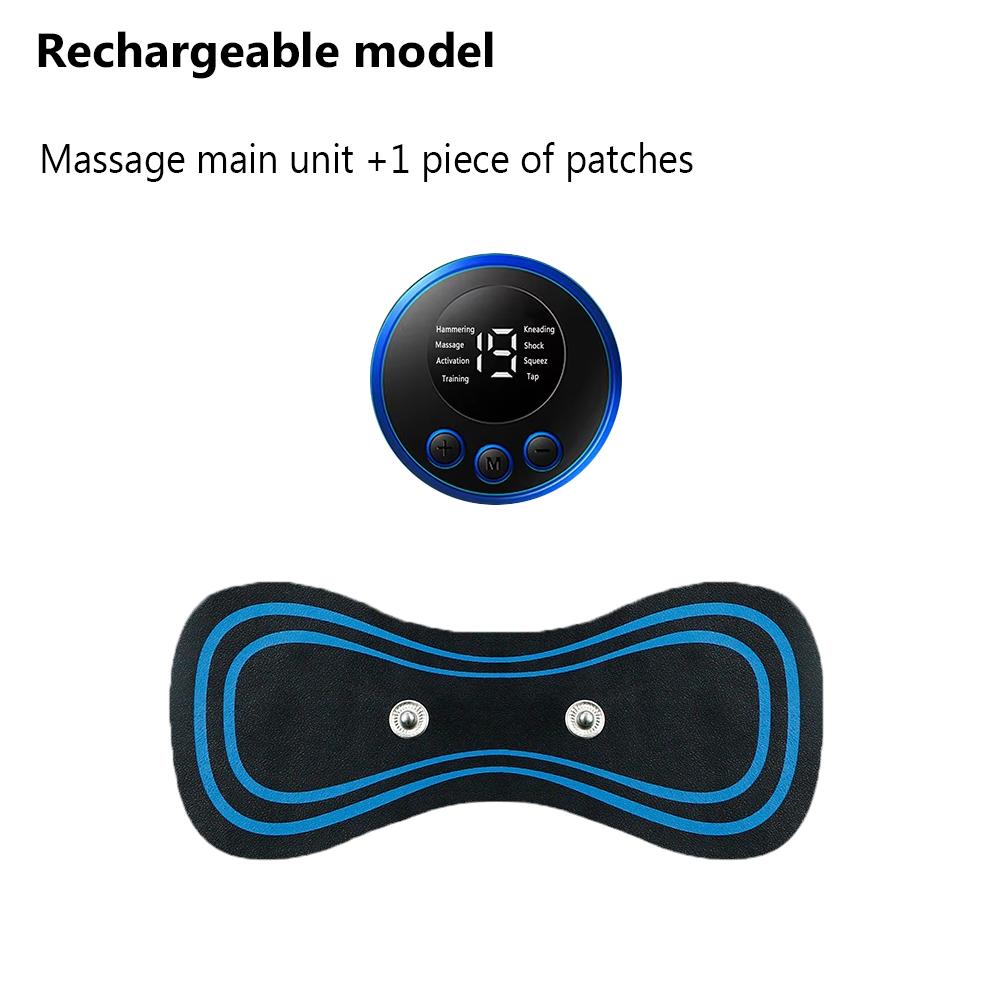 EMS Neck Massage 8 Mode 19 Gears Electric Pulse Neck Massager Relieve Muscle Fatigue Tools Relax For Men&Women