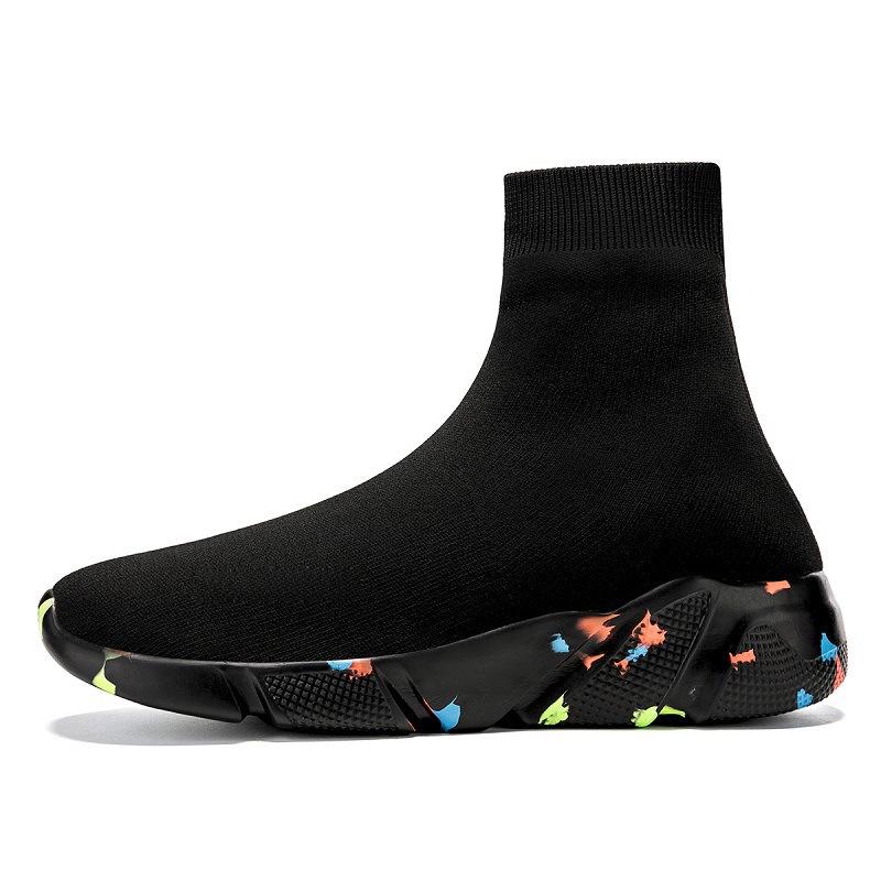 

Жіночі весняно-літні високі кеди-шкарпетки в повсякденному стилі, великі розміри, спортивні татові кросівки унісекс 45