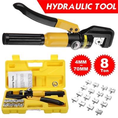 Hydraulic Crimping Tool Cable Lug Crimper Plier Hydraulic Compression Tool YQK-70 4-70mm2 Pressure 5-6T