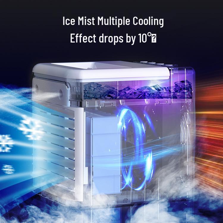 2024 Dual Spray USB/Plug-in Mini Desktop Air Fan