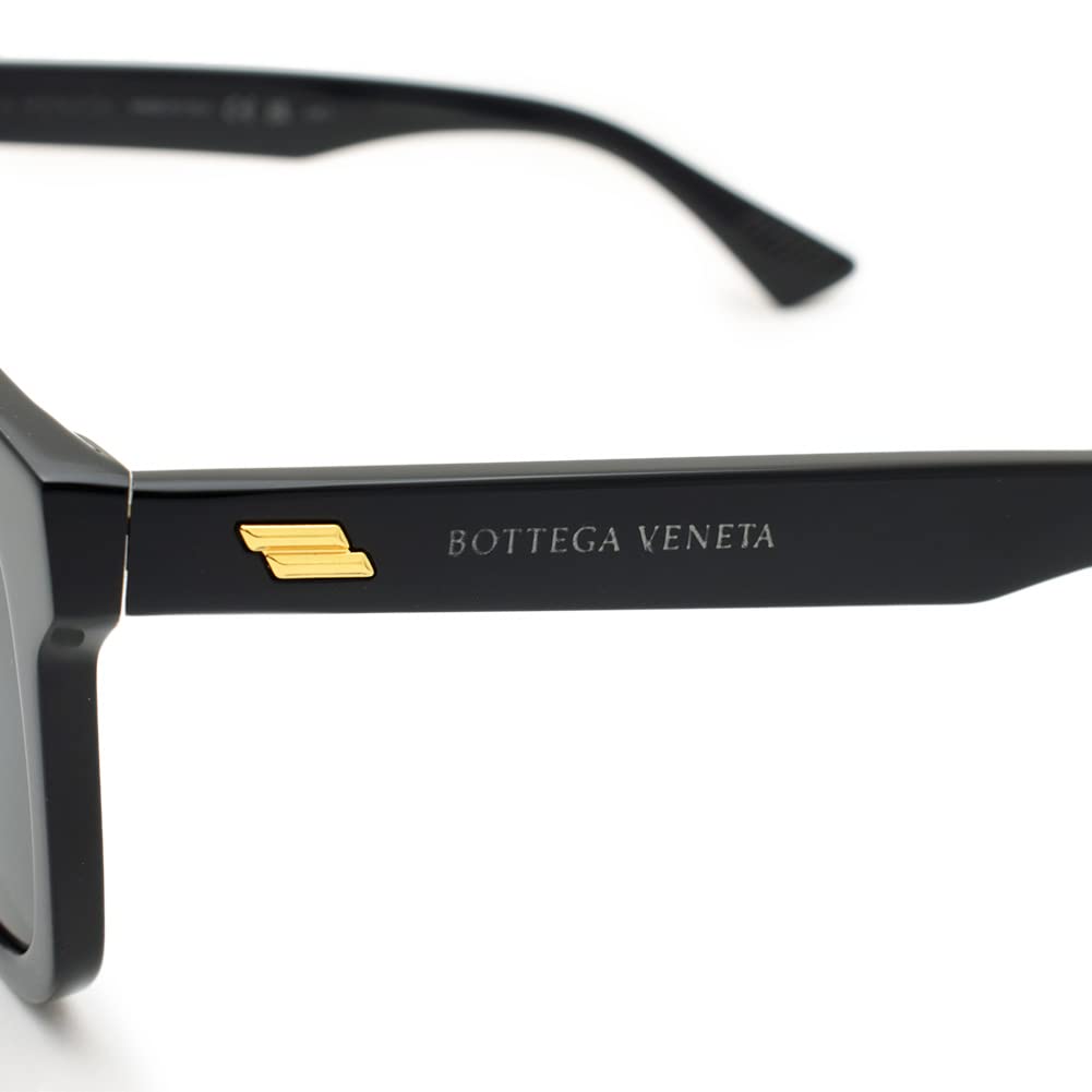 Bottega Veneta Asian BV1095SA Women's Sunglasses, Fit, 001, Black/Gray