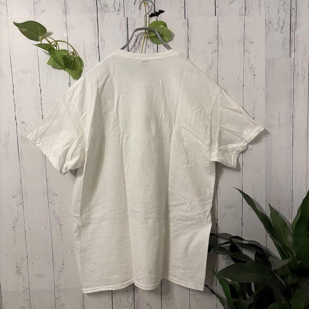 [USED] Steven Rhodes T-shirt, horror style, white, size M