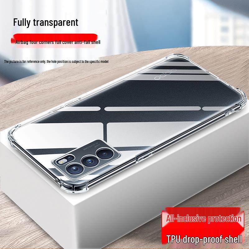 

Противоударный мягкий силиконовый чехол для телефона Oppo для A2M, A5Pro, A97, A93S, A56S, A36, A11X - Защита четырех углов OPPO A58