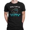 Sorry I Can’t Go I’m an Indoor Cat Funny Indoor Kitten Unisex T-Shirt
