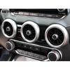 For Nissan Sentra Sylphy -2024 2025 Carbon Fiber Center Console Air Condition Vent Outlet Ring Cover Trim Car Accessories