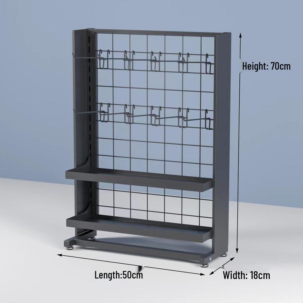 Compact Chewing Gum Display Rack for Checkout Counters