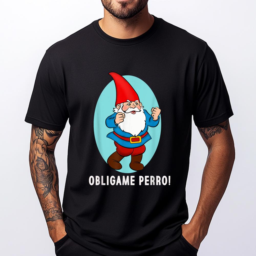 Obligame Perro Duende Mexican Meme Shirts Graphic Tee Mens Clothing 2025 Creative