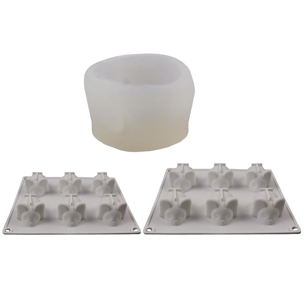 Tvar malé myšky Dezert Silikonová forma na dort DIY Ice Moule Mousse Pečivo Zdobení Pomůcky Čokoládová forma na pečení