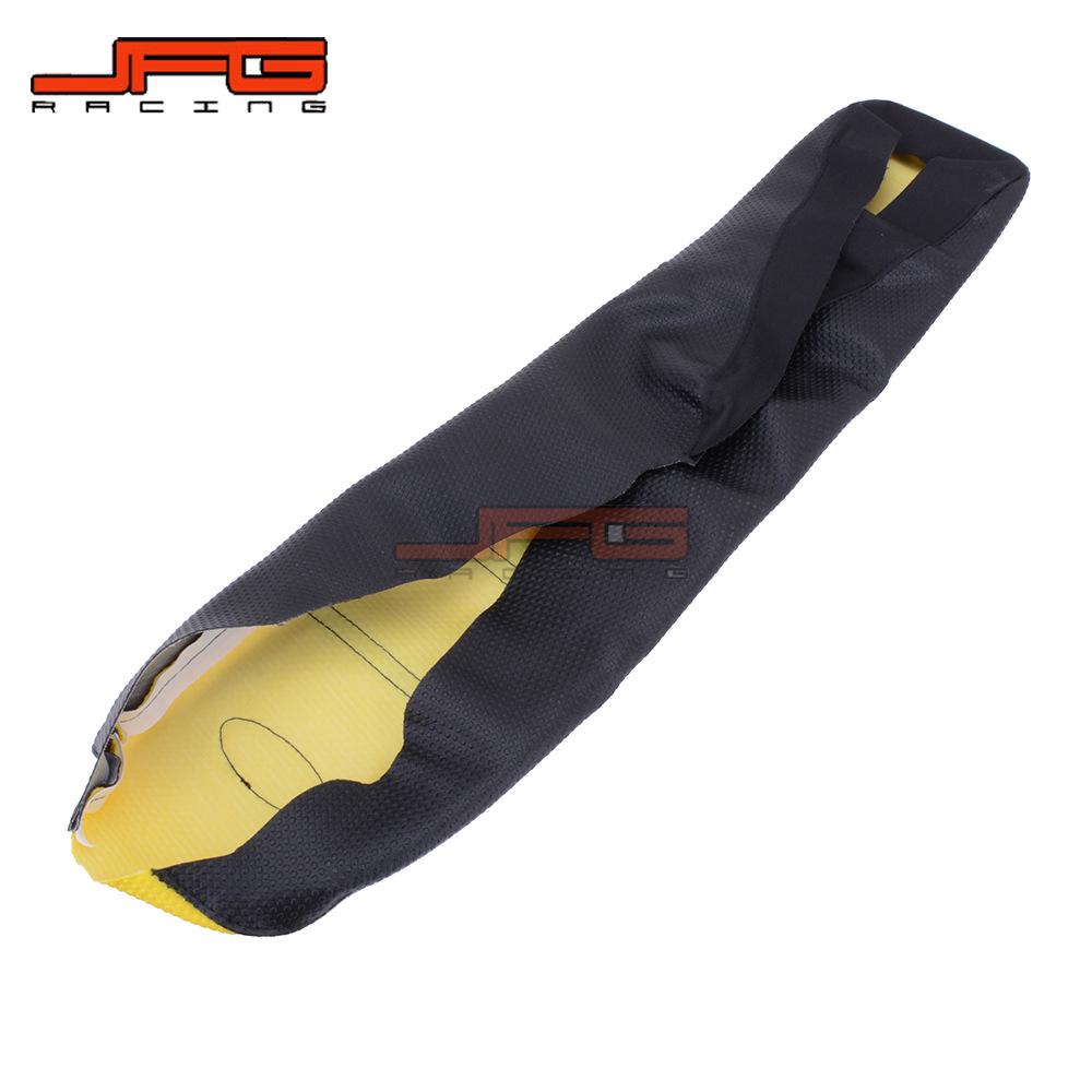 RM85 (02-17) Yellow Off-Road Motorcycle Waterproof Non-Slip Seat Cover