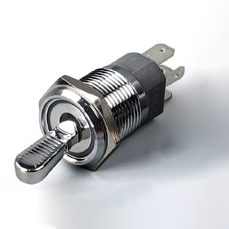 Sturdy Metal Two Position Toggle Switches With LED Light Designs for CustomES Electronics And Model Making Supplies