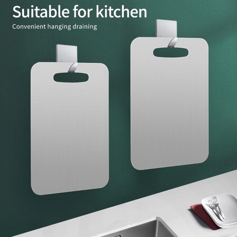 Titaniums Chopping Board For Meat Vegetables Fruits Double-Sided Nonslip Food Preparation Board Kitchen Tool