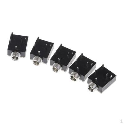 5 Pezzi Supporto Plastico Connettore Audio Presa 5-5mm