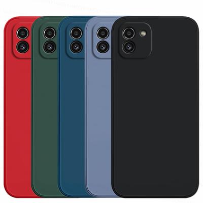 Für Samsung Galaxy A03 Hülle Samsung A03S A12 A13 A53 A52 M52 M32 A03 Kernabdeckung Flüssigsilikon Stoßfeste Rückseite Samsung A03
