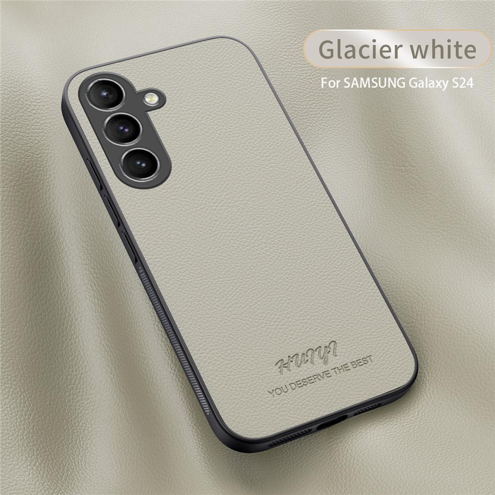 Luxusní kožené pouzdro s měkkým rámečkem a magnetickým krytem pro Samsung Galaxy S24 Plus Ultra S23 FE S23FE S24Ultra Pouzdra na telefon Capa