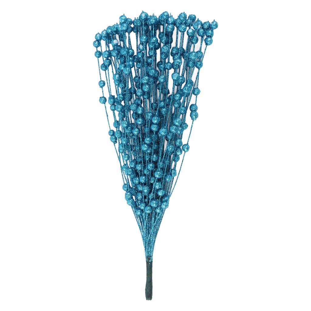 Artificial Berry Stalks Fake Glitter Foam Berry Stems Xmas Decoration Flower Arrangement Party
