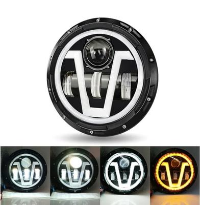 1pcs Front Lamp 7" Full LED V, 12V Off-Road