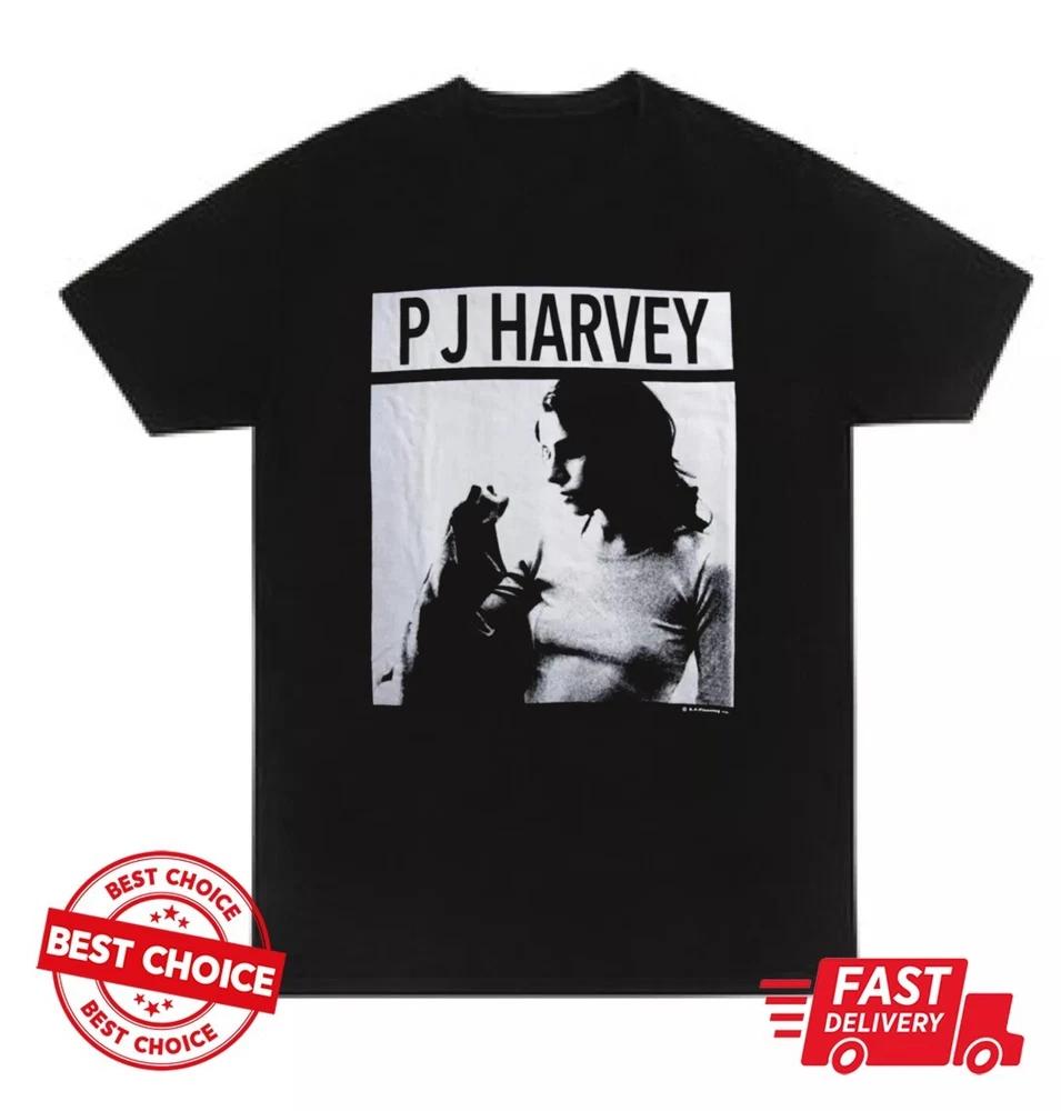 Pj Harvey In Unisex Black TShirt Shirt For Fan Harvey