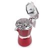 Ibili Evva Stove-Top Coffee Maker 9 Cups 450 Ml Red