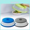 Innovative Collapsible Microwave Heating Lid With Hooks Ideal For Preventing Splatter And Stains