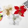 Christmas Ornaments Party Supplies Silk Flower Christmas Decorations Artificial Flowers Fake Flower