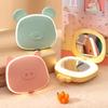 Portable Light-Up Makeup Hand Warmer Mirror with USB Charging