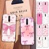 Cute Pink Bowknot Phone Case For Redmi Note 4 X 5 A 6 7 8 T 9 9S 10 11 11S 11Epro Poco M3 Pro