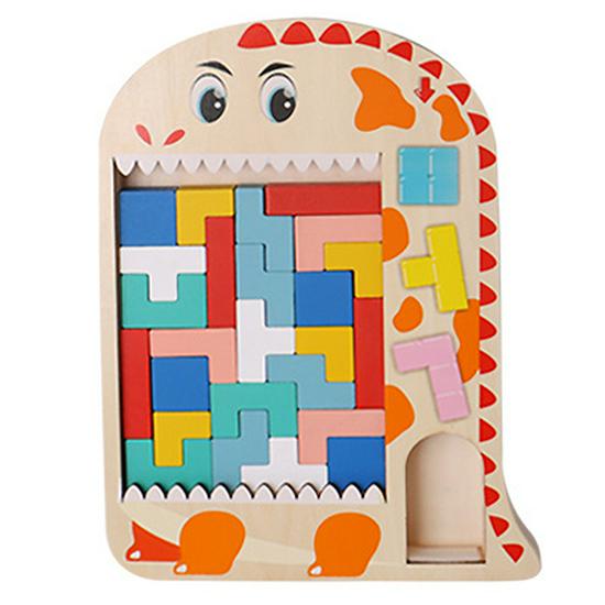 Kids' Educational 3D Tetris Puzzle & Building Blocks Set