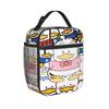 Pekkle Duck Insulated Lunch Bag Thermal Bag Reusable,Meal Container Cute Cartoon Portable Tote Lunch Box Food Bag School  Picnic