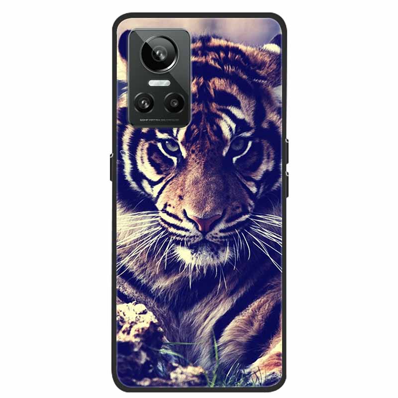 Mobilskal För Realme GT Neo3 Fodral Svart Silikon Mjuk Baksida För Realme GT Neo 3 Mobilskal Fodral RealmeGT G T Neo 3 Coque