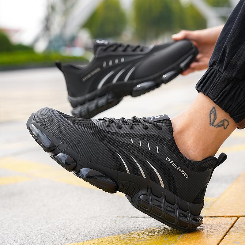 Breathable, Lightweight and Comfortable Anti-smash and Anti-puncture Safety Shoes