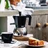 Italian Coffee Maker - Monix - Stainless Steel Induction - 9 Cups - Aluminum - Stainless Steel