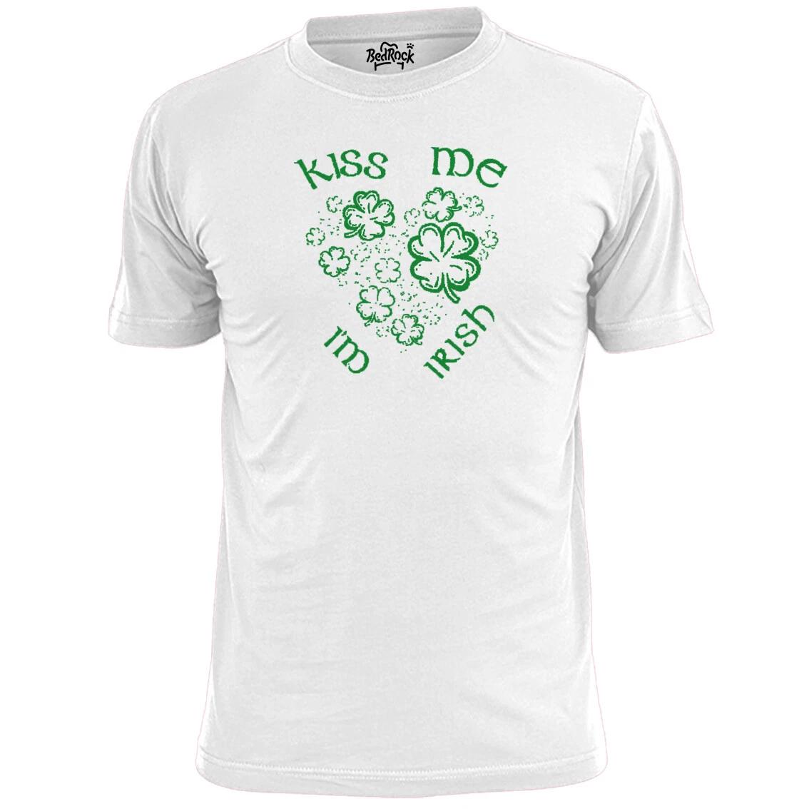 

Mens Kiss Me I m Irish Funny T shirt St Patricks Day 2XL