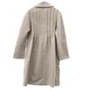 Nina Ricci Wool Blend Stainless Collar Coat 36 Light Gray Long Women Used
