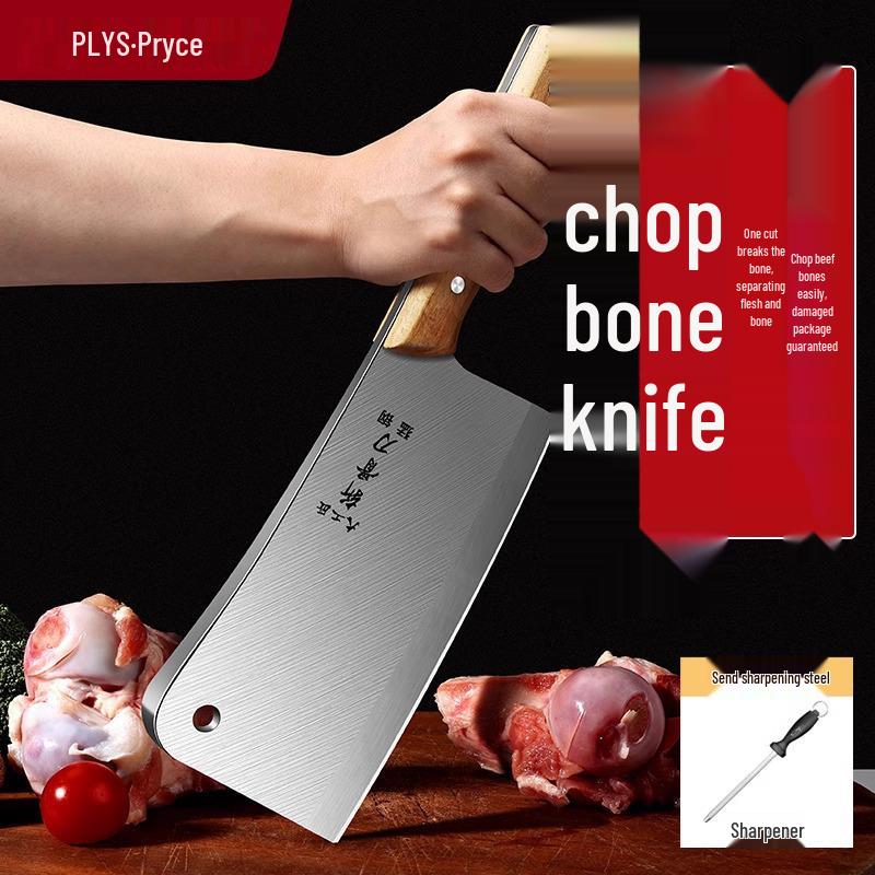 KT German Guillotine Bone Cutter: Household & Commercial Use for Chopping Bones, Pig Trotters, Meat, and Chicken