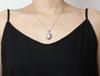 Rabbit, Cherry Blossom, Sterling Silver 925 Pendant Top - Oriental Vibrations