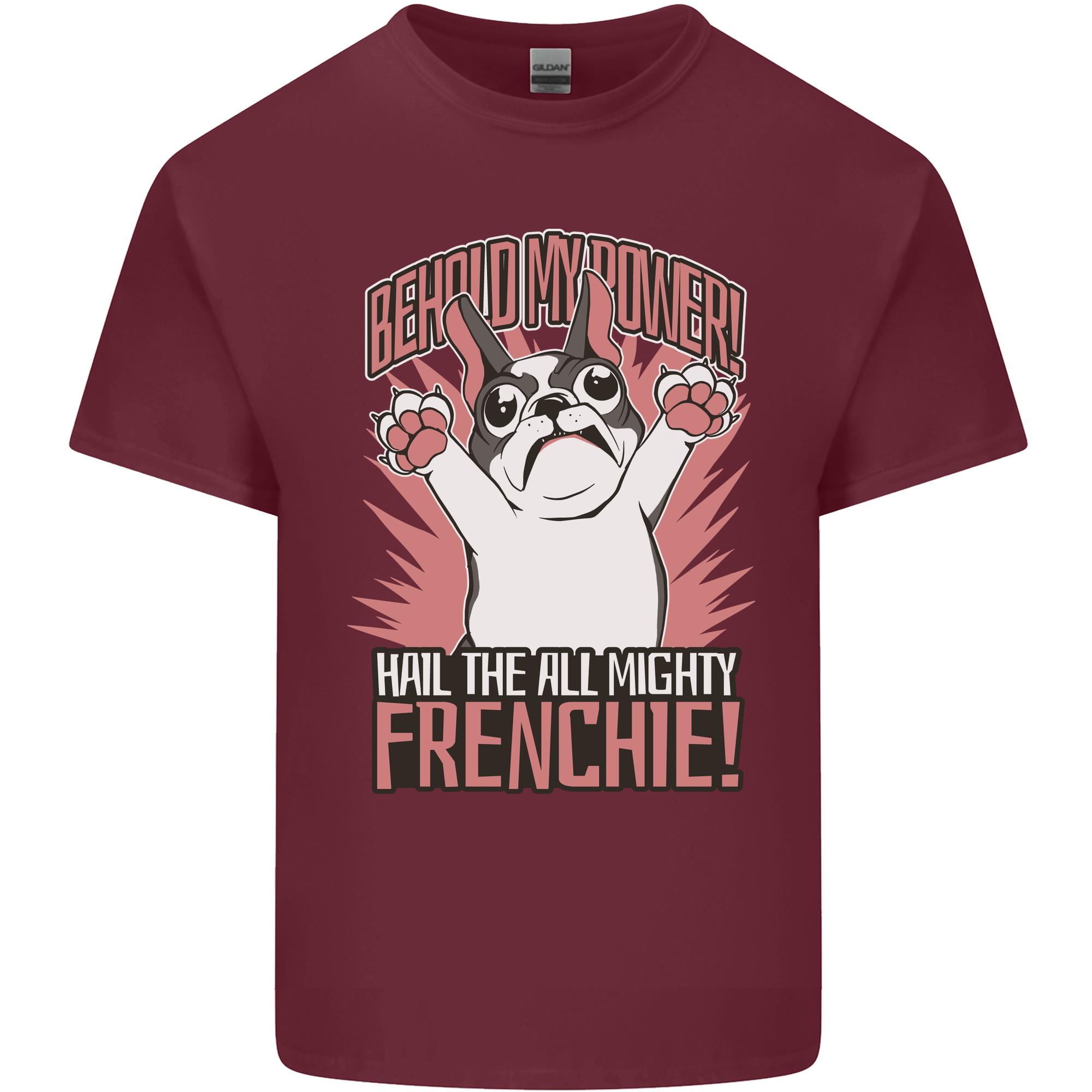Hail the All Mighty Frenchie French Bulldog Dog Unisexs Light Cotton TShirt S