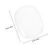 1Pair Earphone Silicone Cover Tpu Wireless Headphone Protective Case Sweat Resistant Ear Pad Protector Detachable Ear Cushion