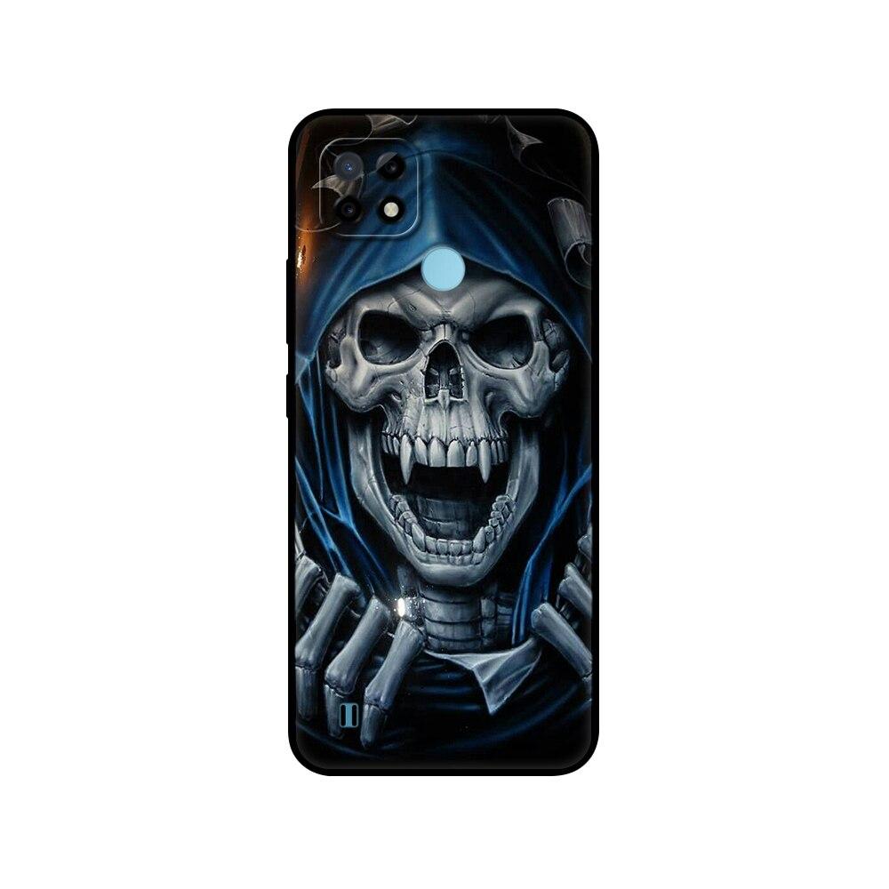 For Realme C21 Case Silicon Back For OPPO RealmeC21 C 21 Phone Covers 6.5" Funda RMX3201 Bumper Capa Etui Soft Black Tpu Case