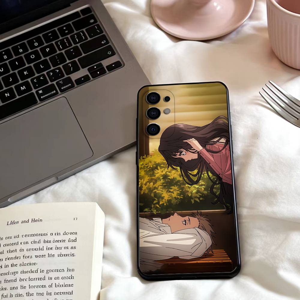 The F-Fragrant Flower B-Blooms with Dignity Phone Case For Samsung S25,24,23,22,30,21,10,9,Ultra,Plus,Lite4,5 G Soft Black Case
