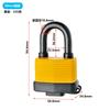 1Set Outdoor Splashproof Padlock With Key Heavy Duty Padlock For Storage Units Gym Lockers Garage Fence And Shed Weatherproof S