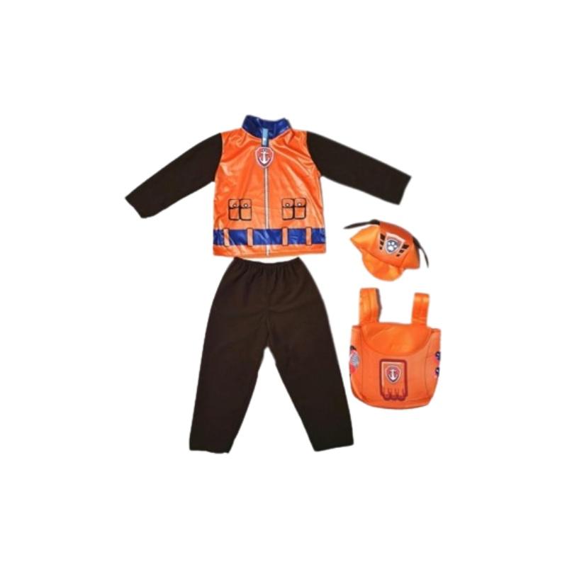 Children Paw Patrol Cosplay Custume Set Halloween Party Props Hat Gift Backpack