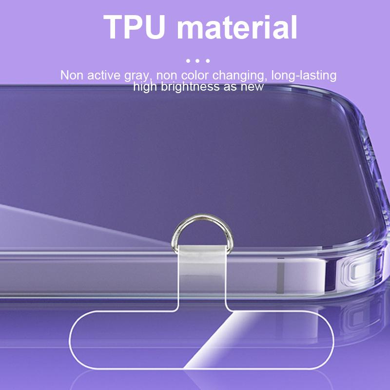 Tpu Mobile Phone Case Crossbody Lanyard High Transparent Gasket Connector Patch Anti-Lost Fixed Film