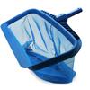 Heavy-Duty Pool Skimmer with Mesh Bag for Leaf Cleaning - Blue Deep Water Net for Ponds