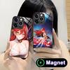 HSR Himeko Glass MagSafe Mobile Phone Case for iPhone 17 16 15 14 13 12 11 Air Pro Max Plus Mini Colorful Cover
